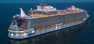 Save 60%* on the second guest<br>on select sailings<br>with Royal Caribbean International<br><br>Expires February 28, 2019