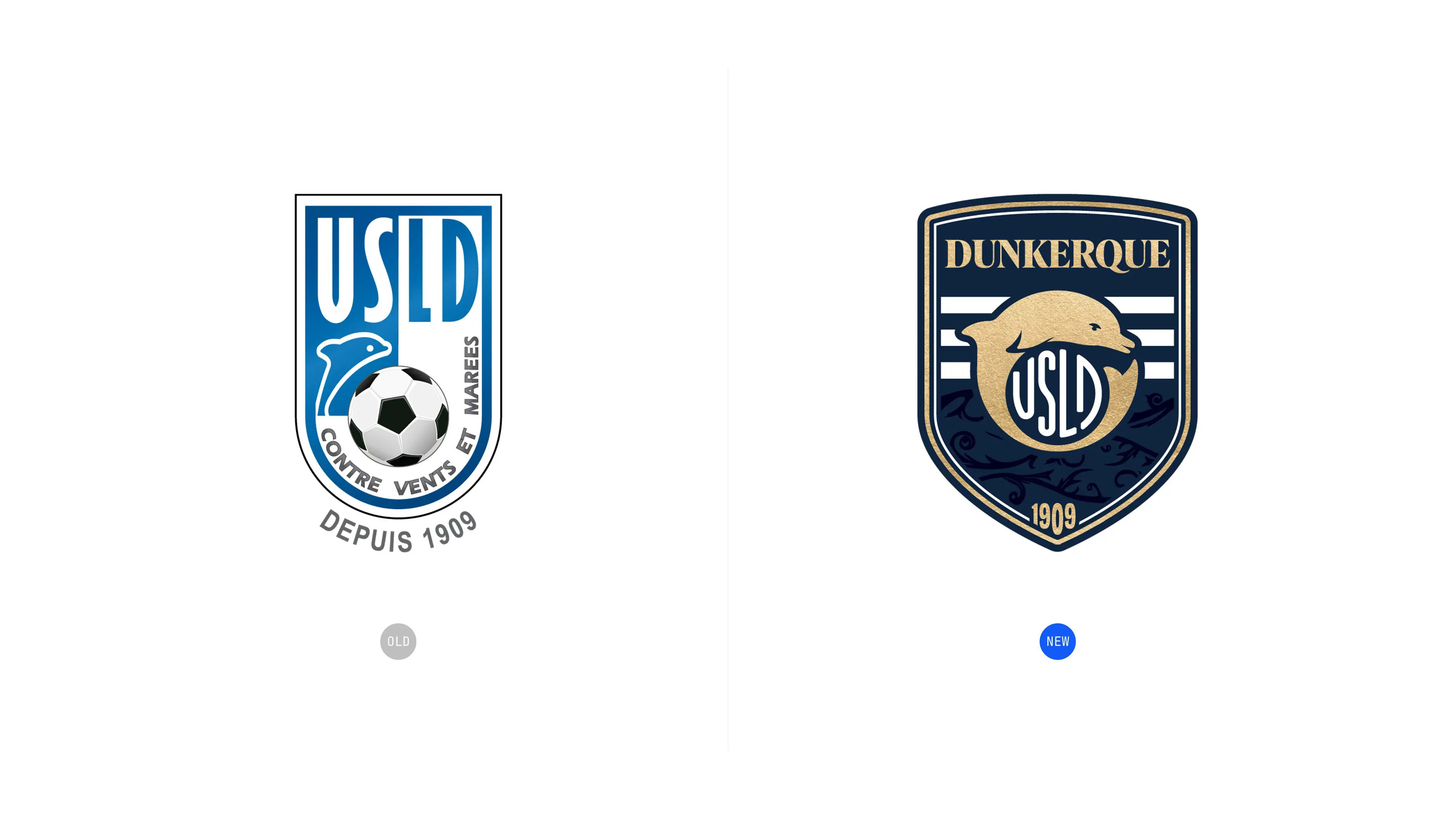 Ligue 2 Club USL Dunkerque Unveils Modernized New Logo