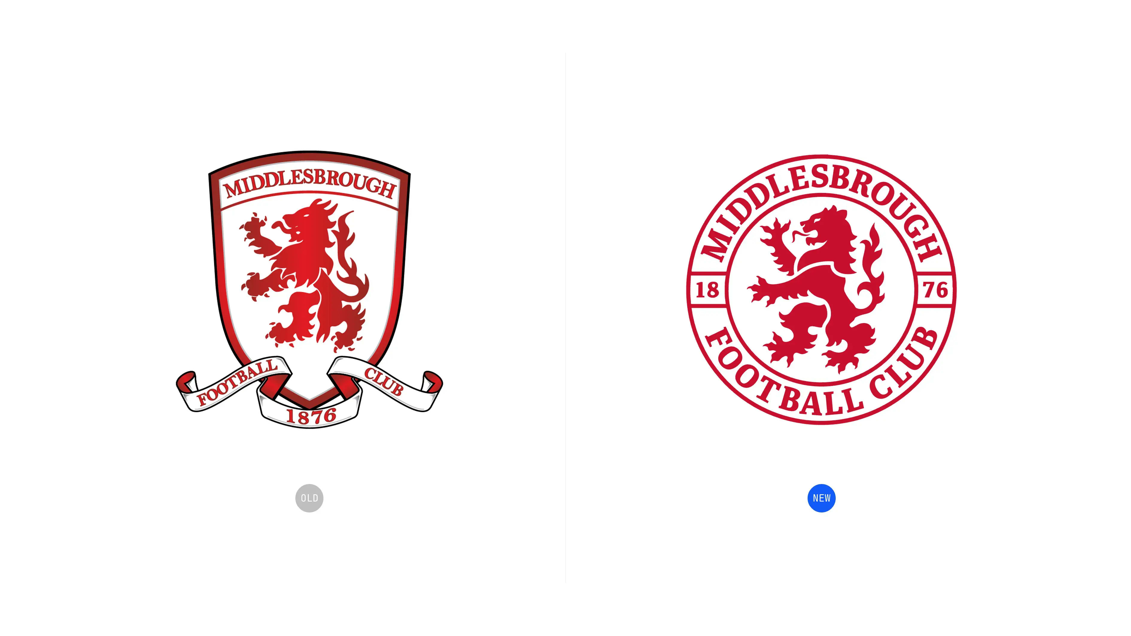 EFL Championship's Middlesbrough Unveil Brand-New Crest