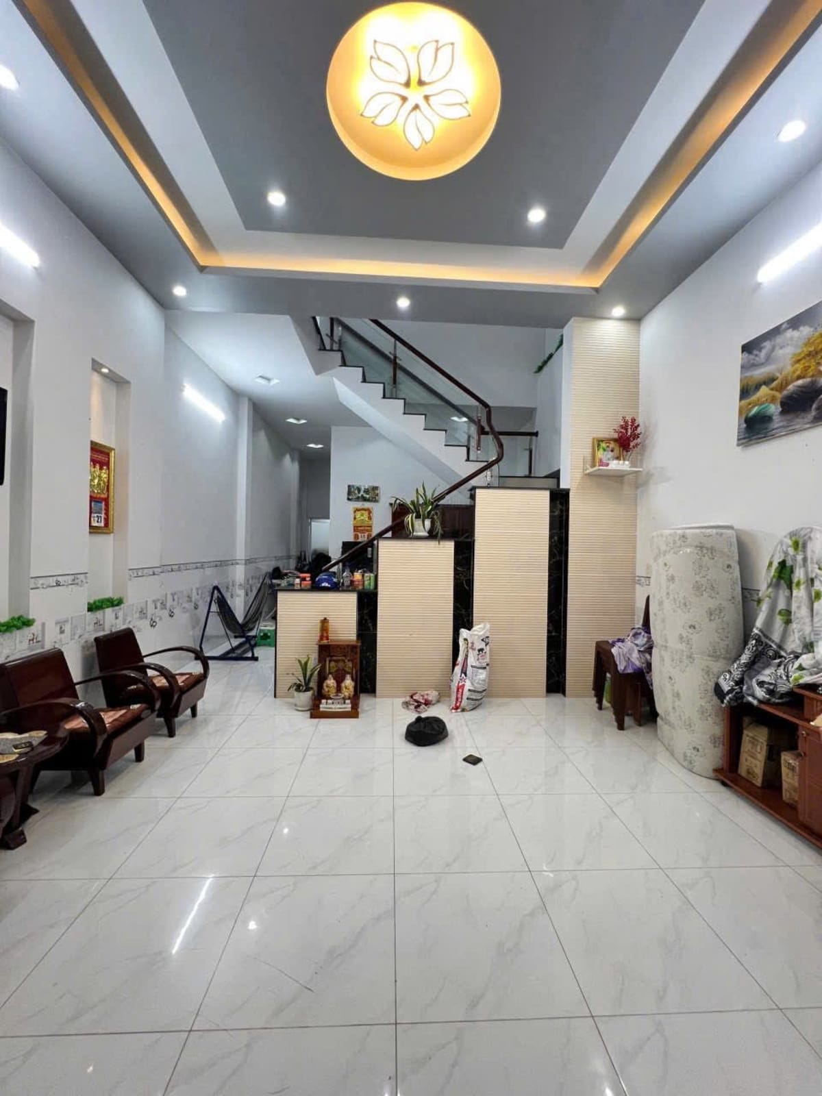 Cho thuê nhà trệt lầu đường D16 KDC Hồng Loan, Hưng Thạnh - 10 Triệu/tháng