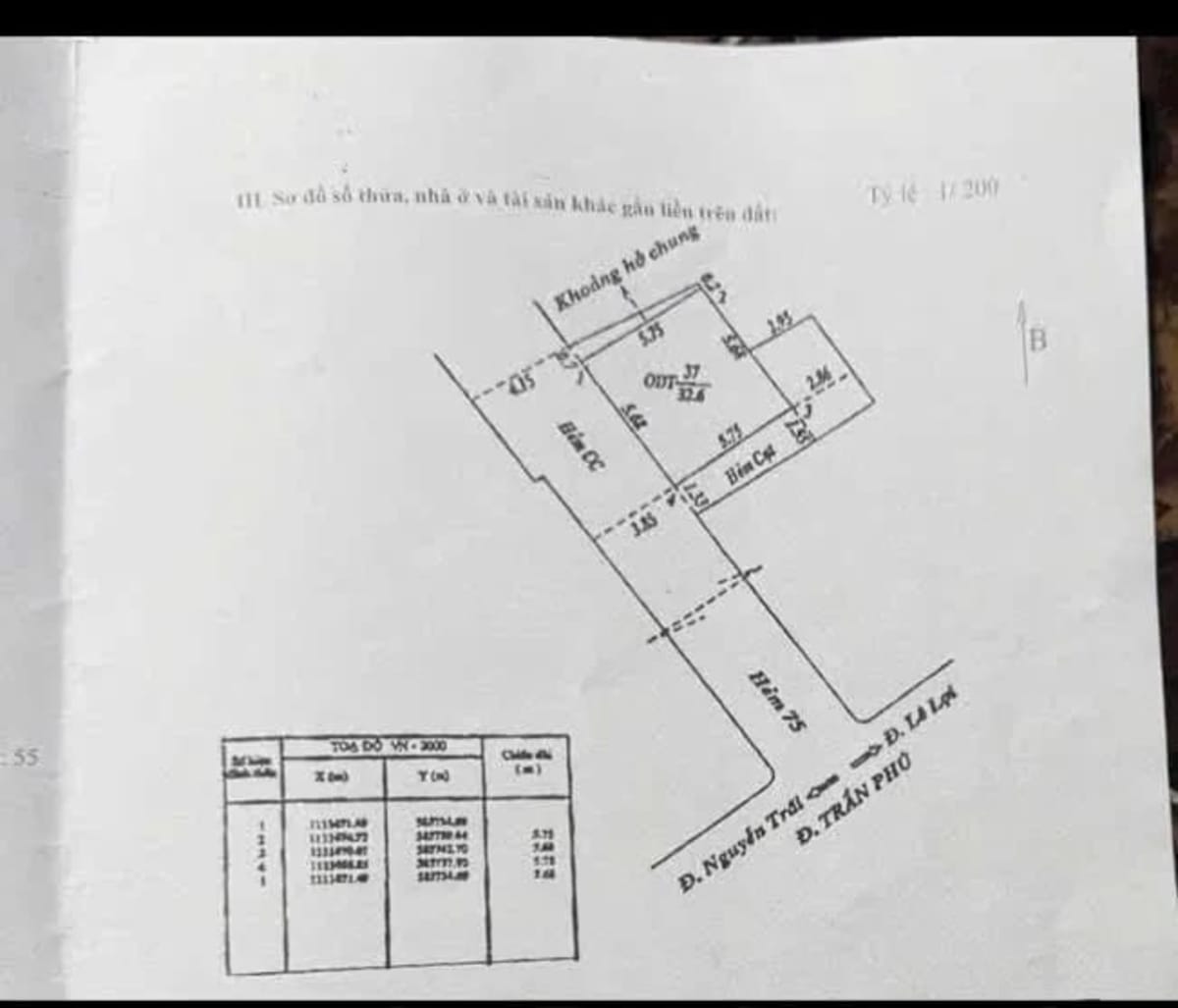 Bán nhà cấp 4 hẻm 75 Trần Phú, Ninh Kiều - 32.6m² - 1.48 Tỷ