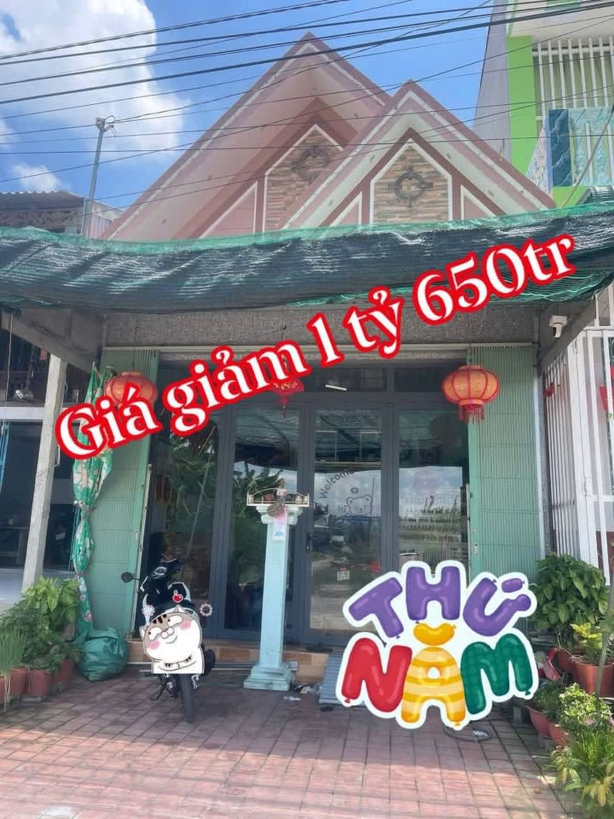 Bán nhà cấp 4 tại KDC 7 Vịnh Tre, Vĩnh Thạnh Trung - 80m² - 1.65 Tỷ