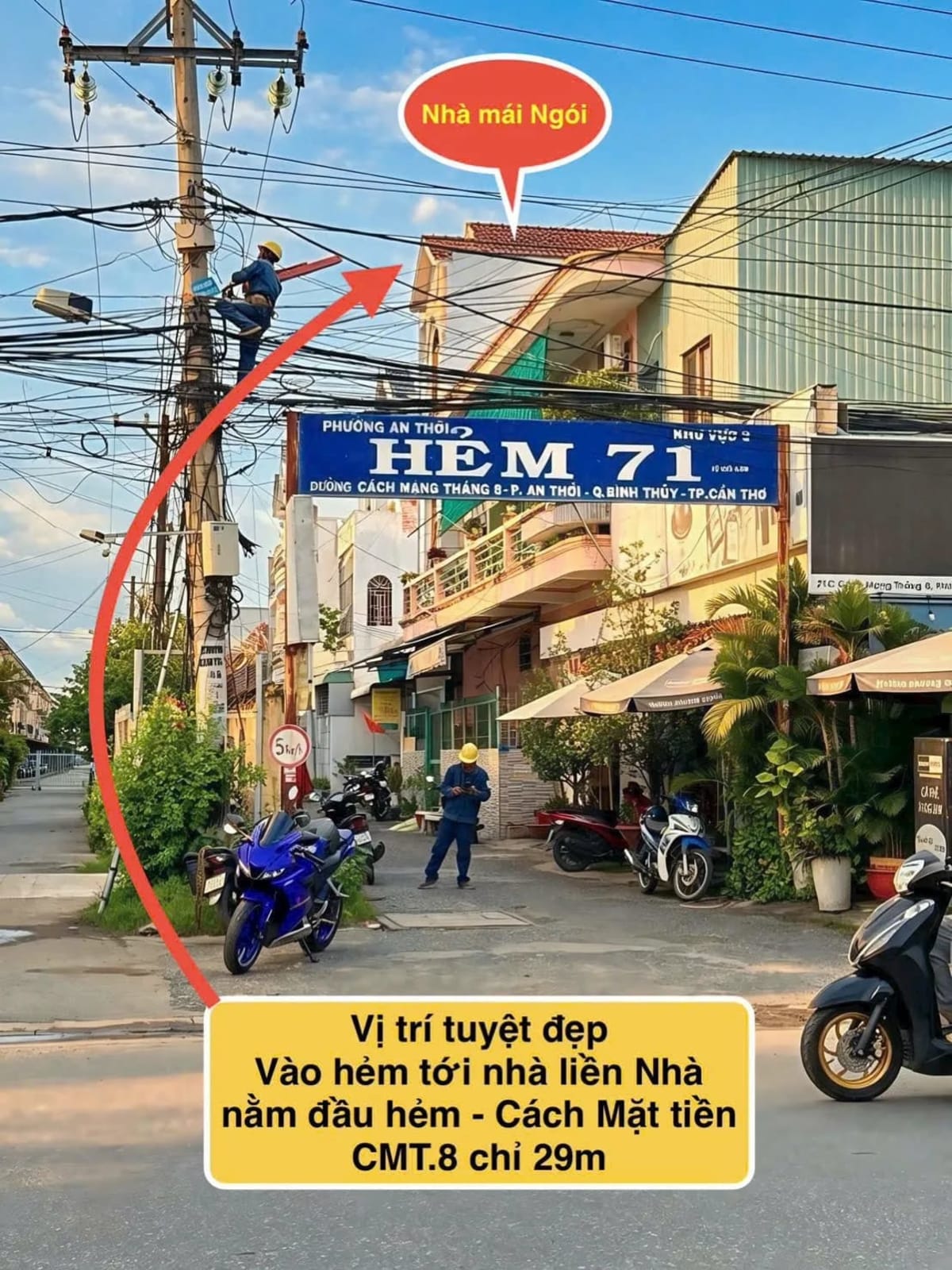 Bán nhà trệt 2 lầu Hẻm 71 Cách Mạng Tháng Tám, An Thới - 4.99 Tỷ