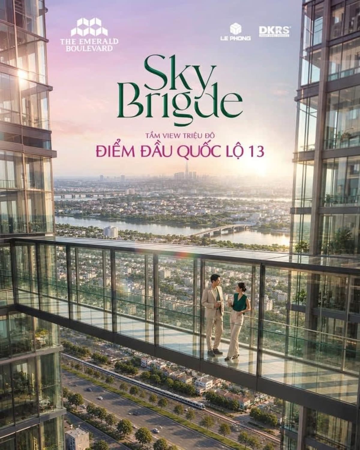 Bán căn hộ The Emerald Boulevard, QL13 - 45m² - 117m²