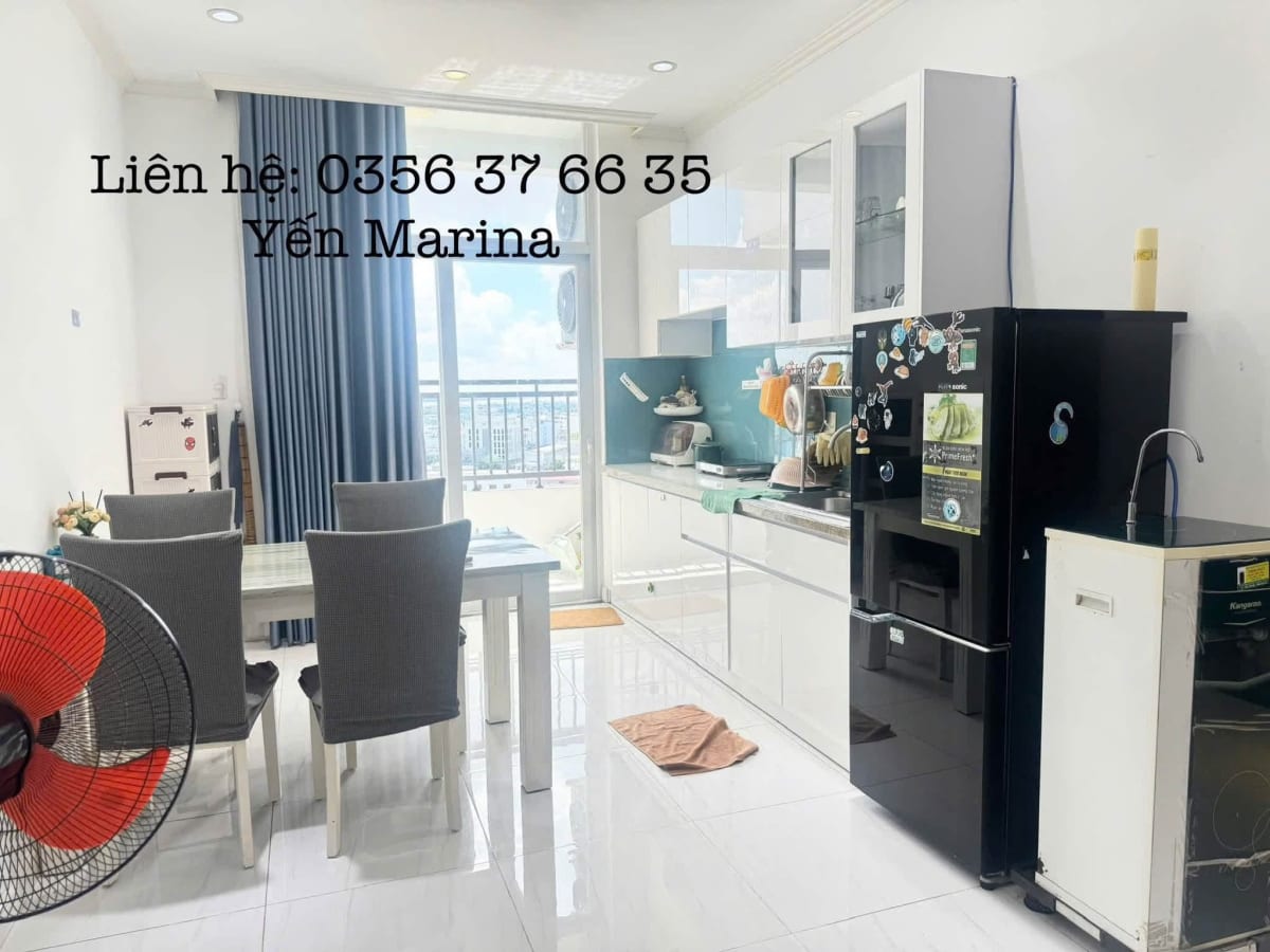 Cho thuê căn hộ 2PN Chung cư Marina Plaza, Mỹ Bình - 8 Triệu/Tháng