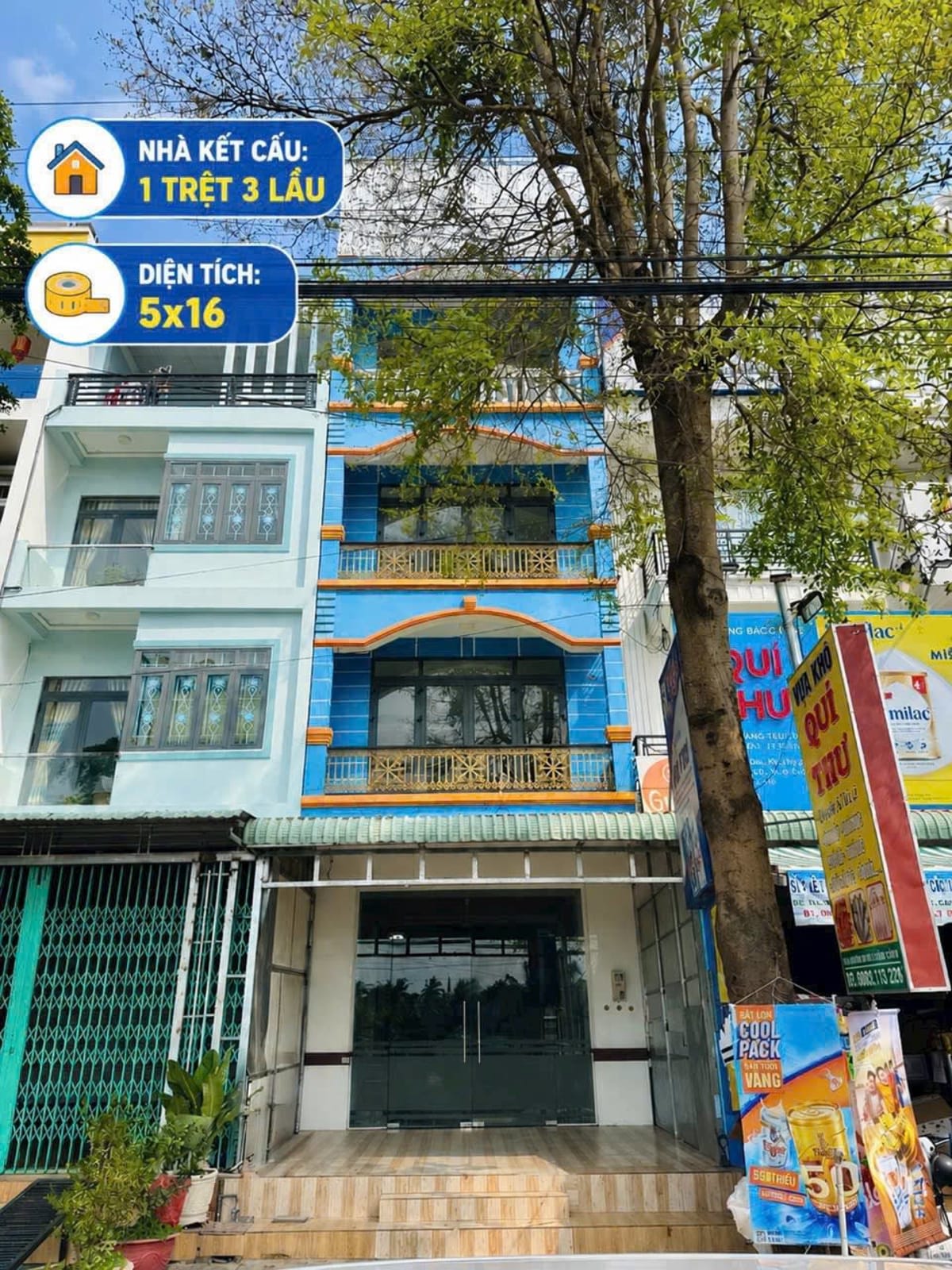 Cho thuê nhà 3 lầu mặt tiền đường Song Hành QL1A, Khu Văn Hóa Tây Đô - 18 triệu/tháng