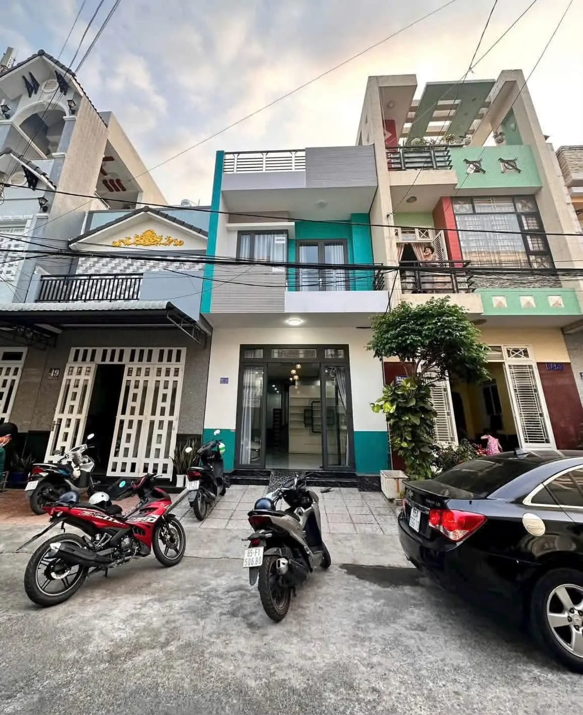Cho thuê nhà trệt lầu sân thượng KDC 91B, Tân An, Cần Thơ - 12 triệu/tháng