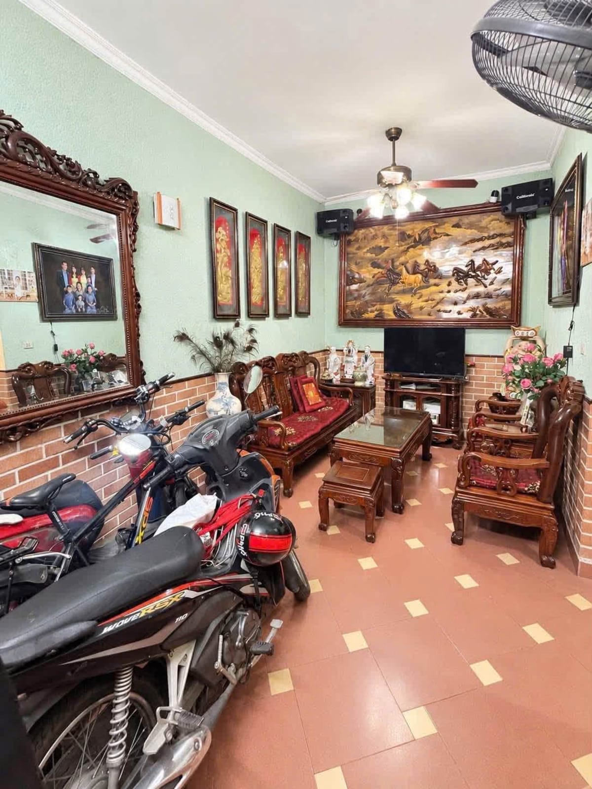 Cho thuê nhà Thổ Quan, Đống Đa - 4 tầng, 3PN - 13 triệu/tháng