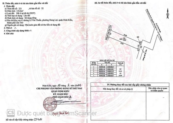 Bán nền 125m² hẻm Lê Văn Thuấn, Tân An, Cần Thơ - 3.45 Tỷ