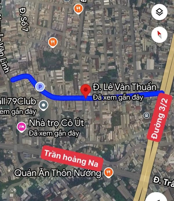 Bán nền 125m² hẻm Lê Văn Thuấn, Tân An, Cần Thơ - 3.45 Tỷ