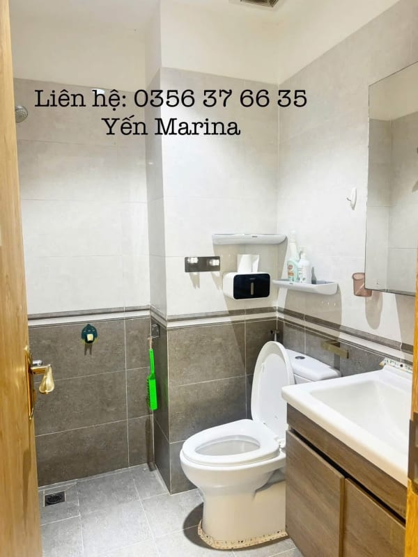 Cho thuê căn hộ 2PN Chung cư Marina Plaza, Mỹ Bình - 8 Triệu/Tháng