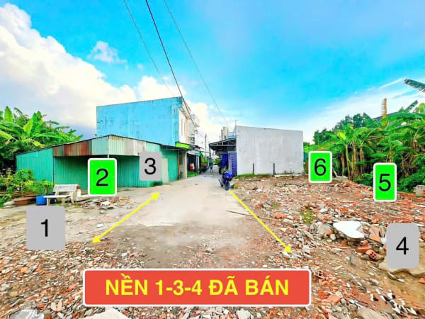 Bán 3 nền hẻm 112 Hoàng Quốc Việt - Giá 1 tỷ xxx