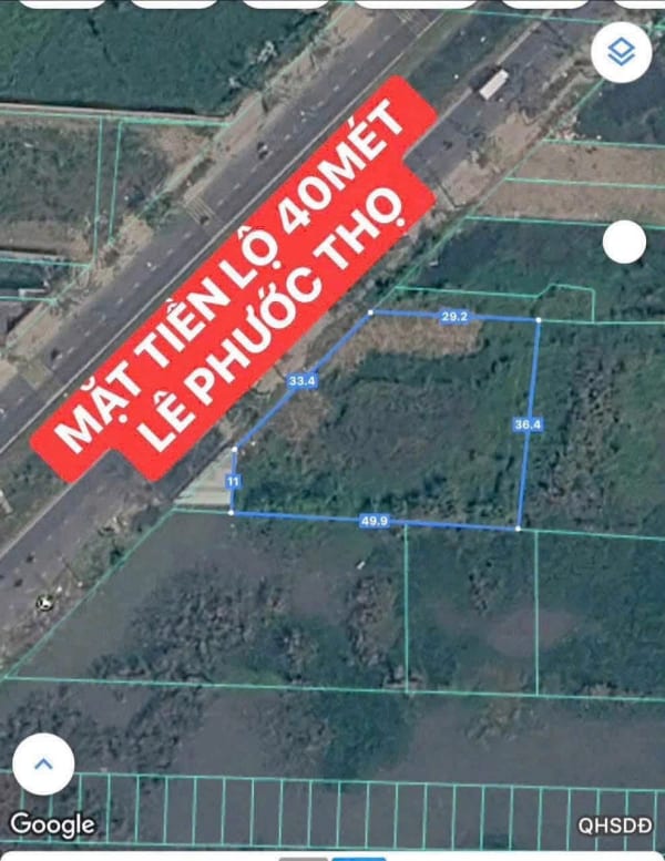 Bán đất mặt tiền đường Lê Phước Thọ, 1500m² - Giá thỏa thuận