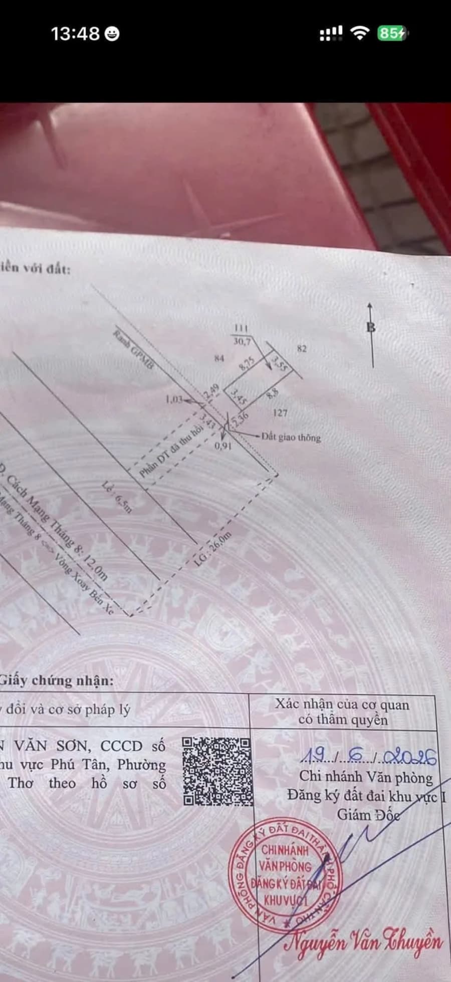 Bán nền mặt tiền CMT8, Cái Khế, Cần Thơ - 41m² - 4.5 Tỷ — ảnh 4