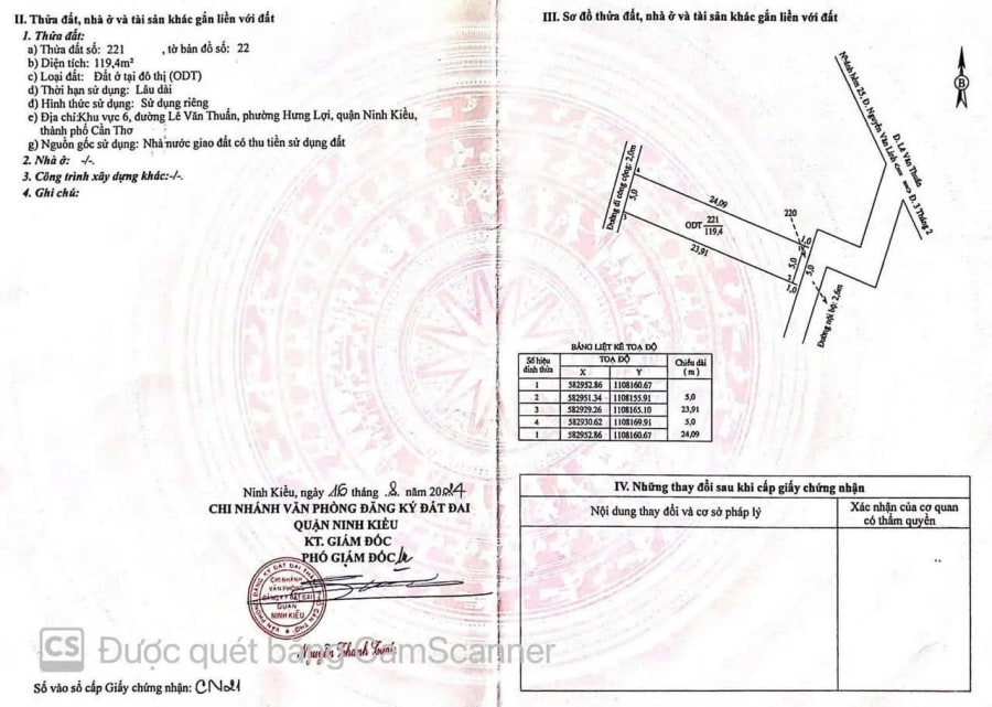 Bán nền 125m² hẻm Lê Văn Thuấn, Tân An, Cần Thơ - 3.45 Tỷ — ảnh 4