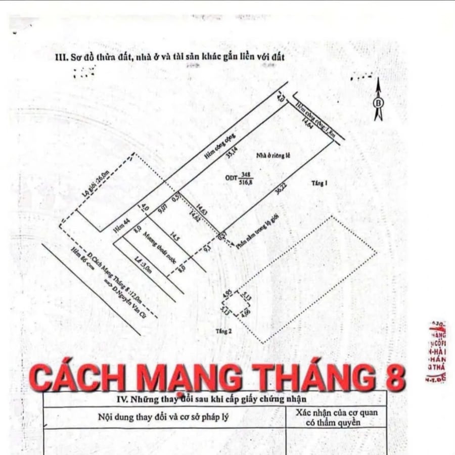 Bán đất mặt tiền đường CMT8, gần ngã 4 Nguyễn Văn Cừ - 516.8m² - 48 Tỷ — ảnh 3