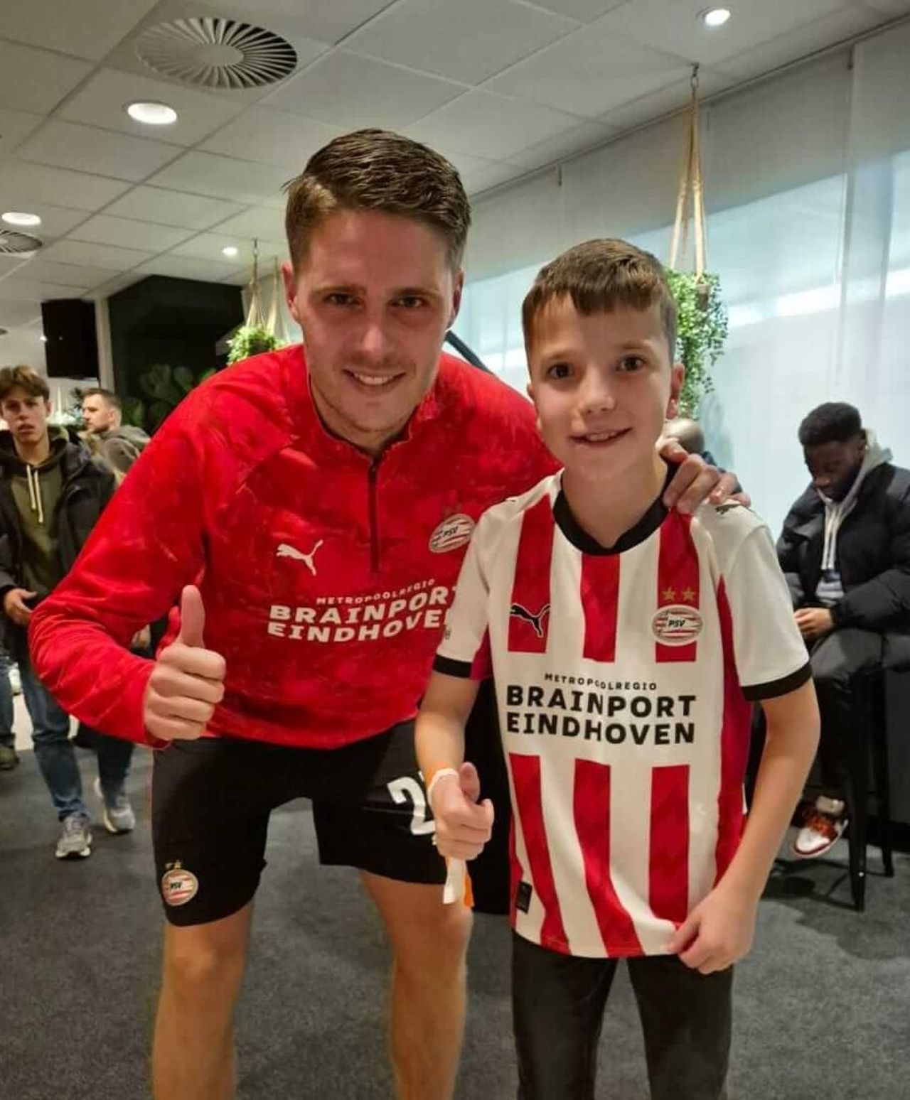 Onvergetelijke dag bij PSV voor Luuk