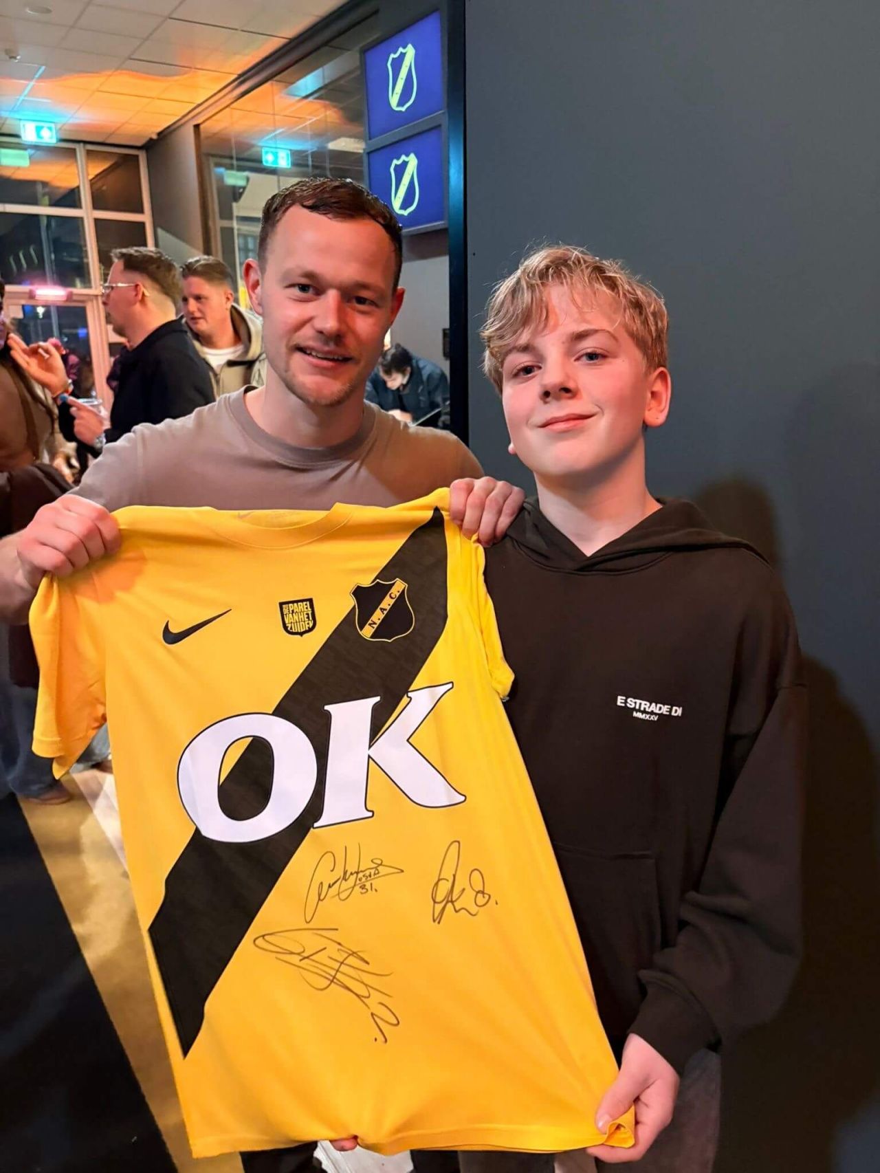 VIP bij NAC & meet & greet met Boyd Lukassen 