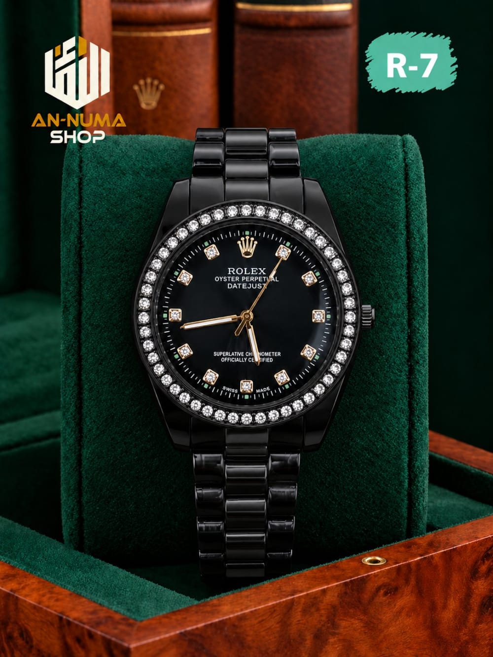 Luxury Two-Tone Diamond Dial for Men