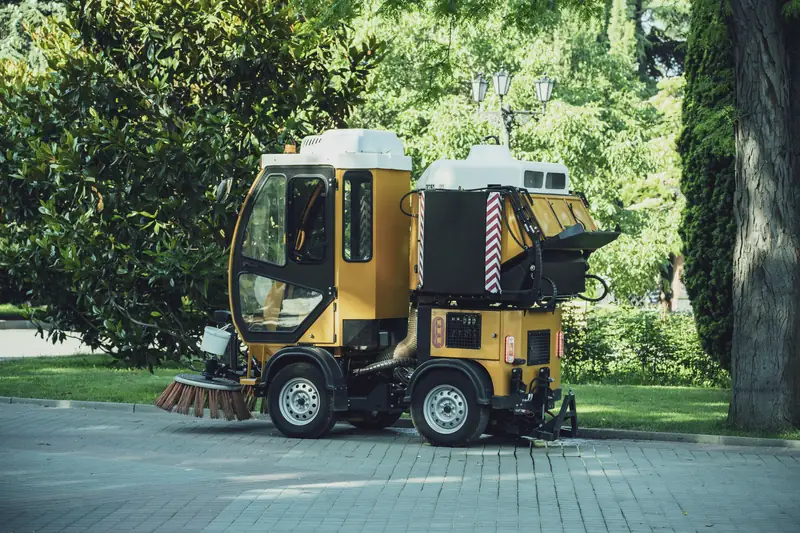 Municipal street sweeper