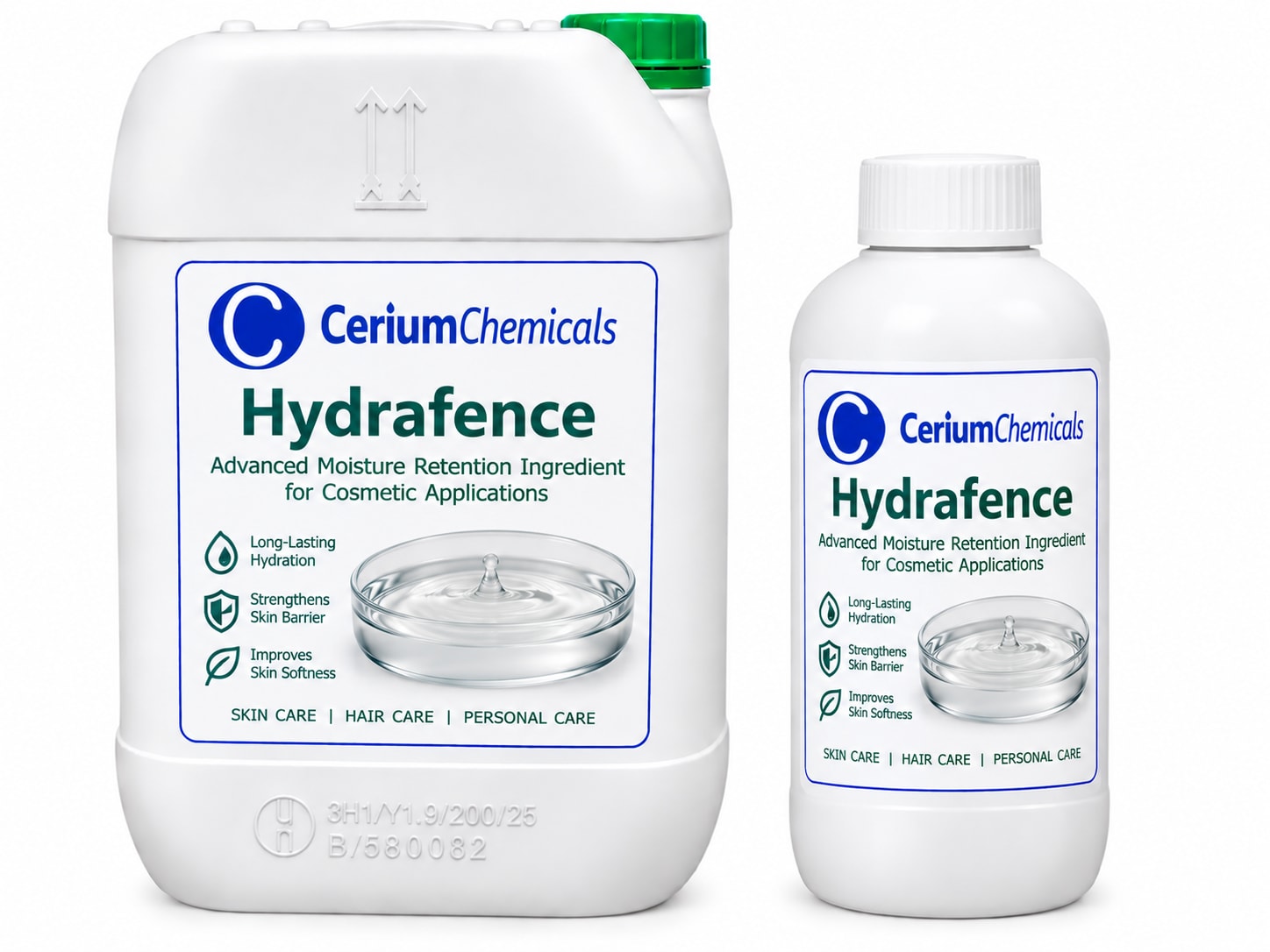 Hydrafence Active in a one-litre Cerium Chemicals container
