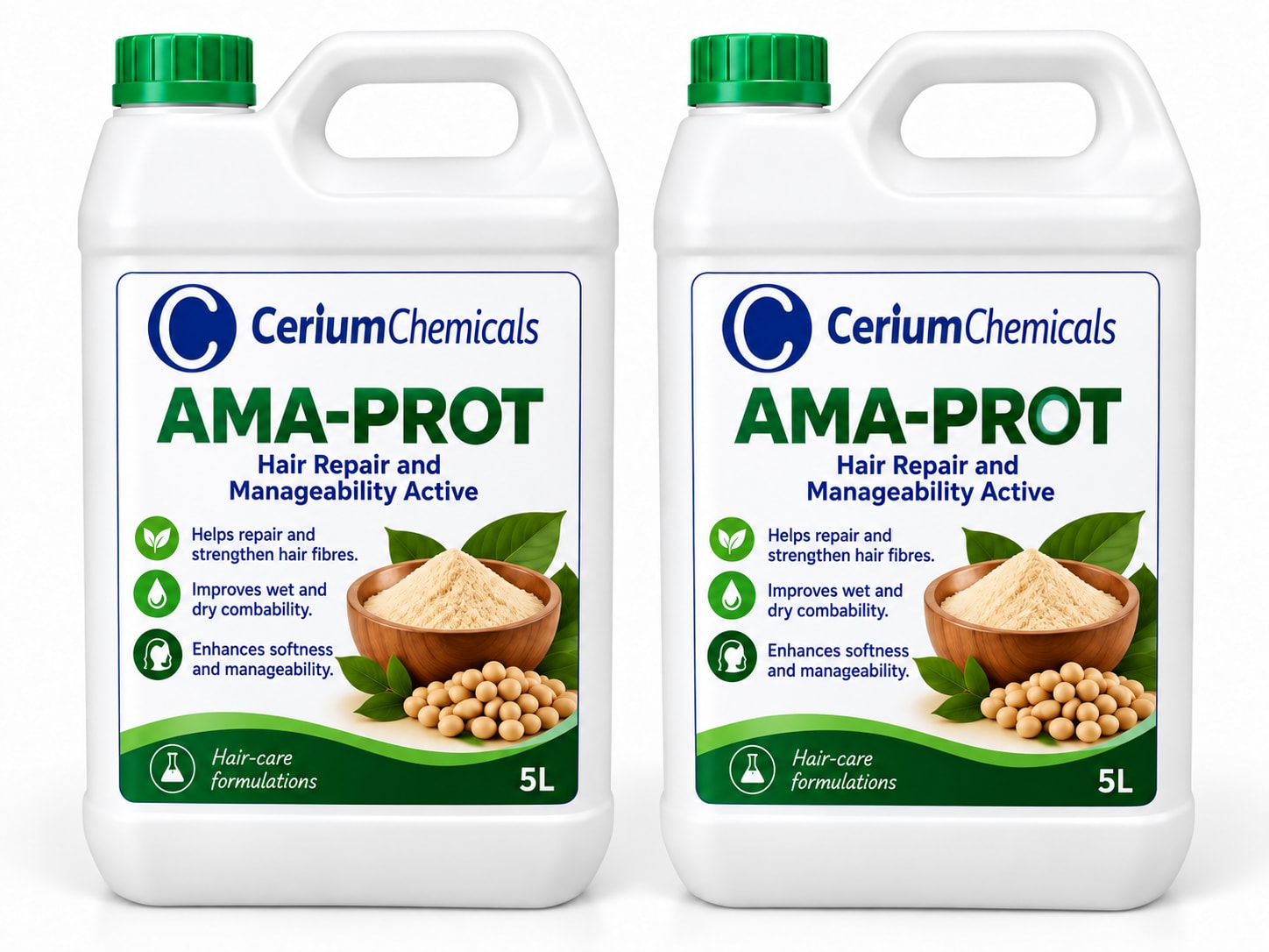 AMA-PROT — Hair Repair and Manageability Active product image with the supplied hair-care wording.