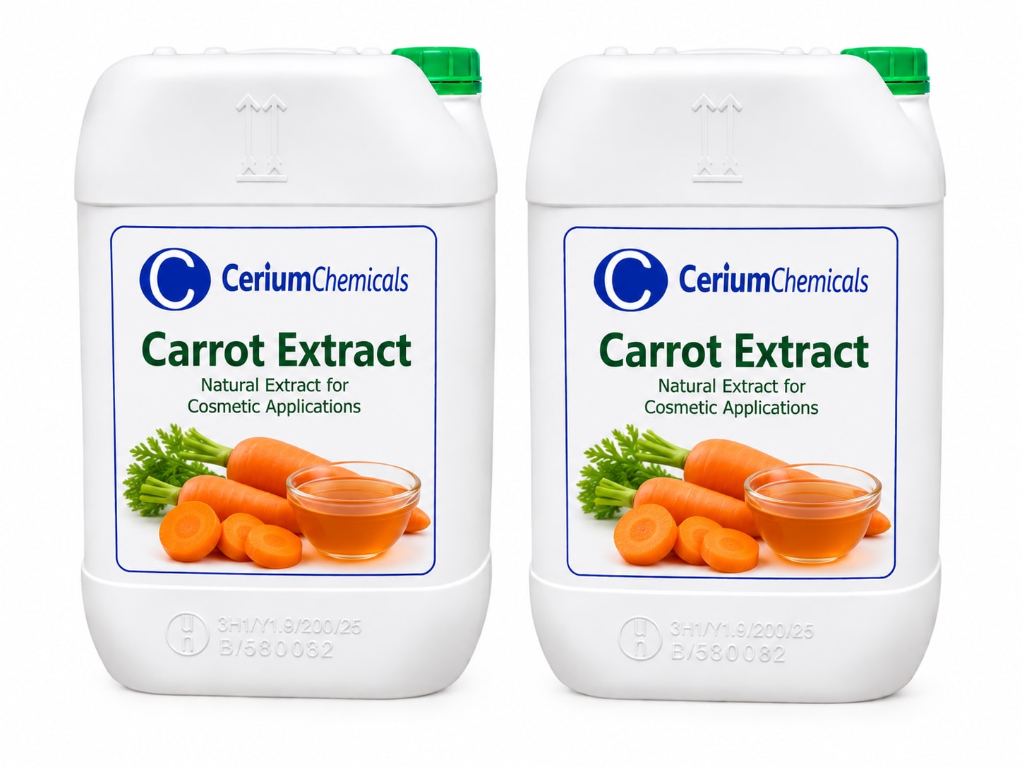 Carrot Extract in Cerium Chemicals packaging