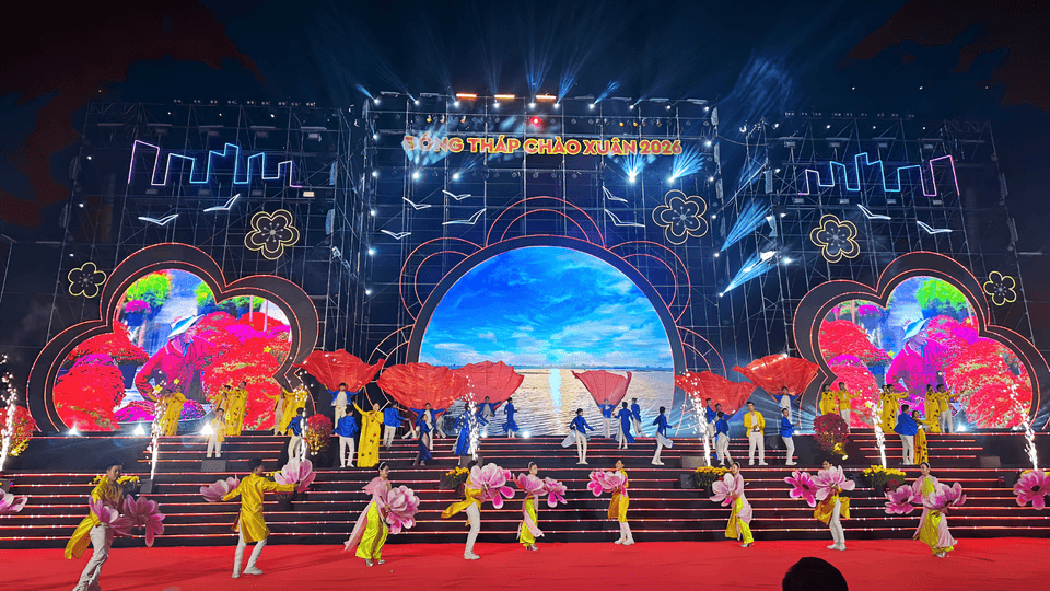 Chương trình nghệ thuật Đồng Tháp chào Xuân 2026
