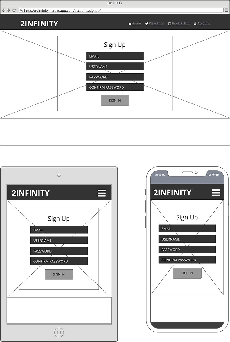 Sign Up Template All auth Sign Up