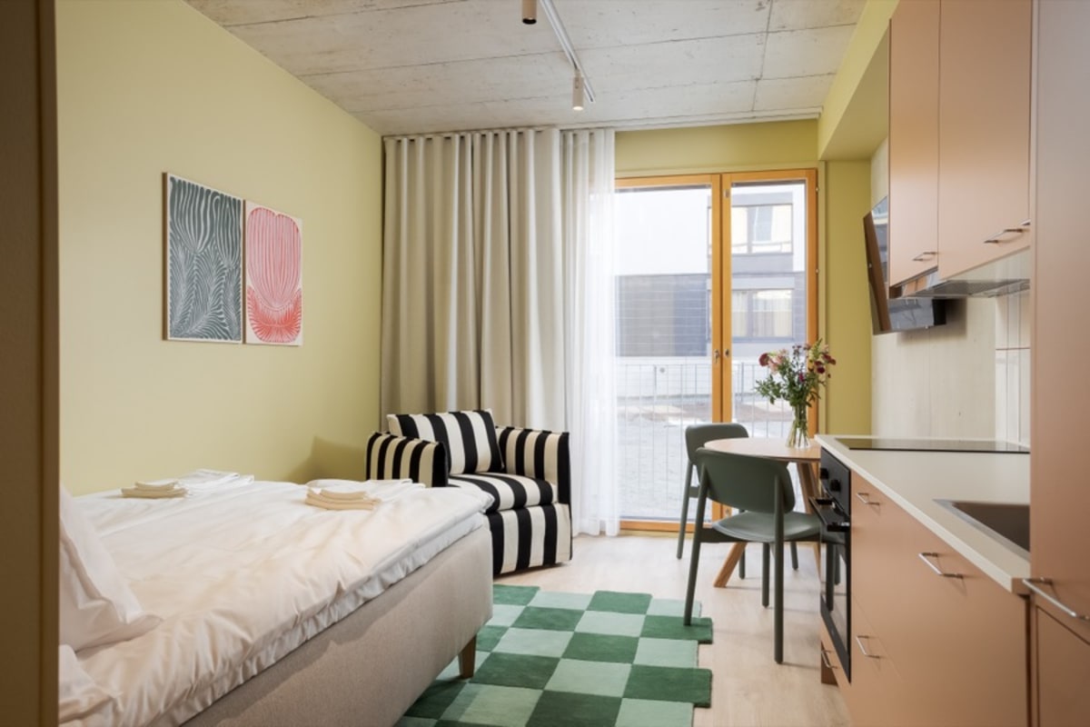 Urban Studio – moderni kaupunkiyksiö Jyväskylässä