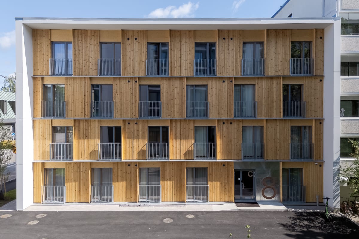 Aarni Property – rakennuksen julkisivu