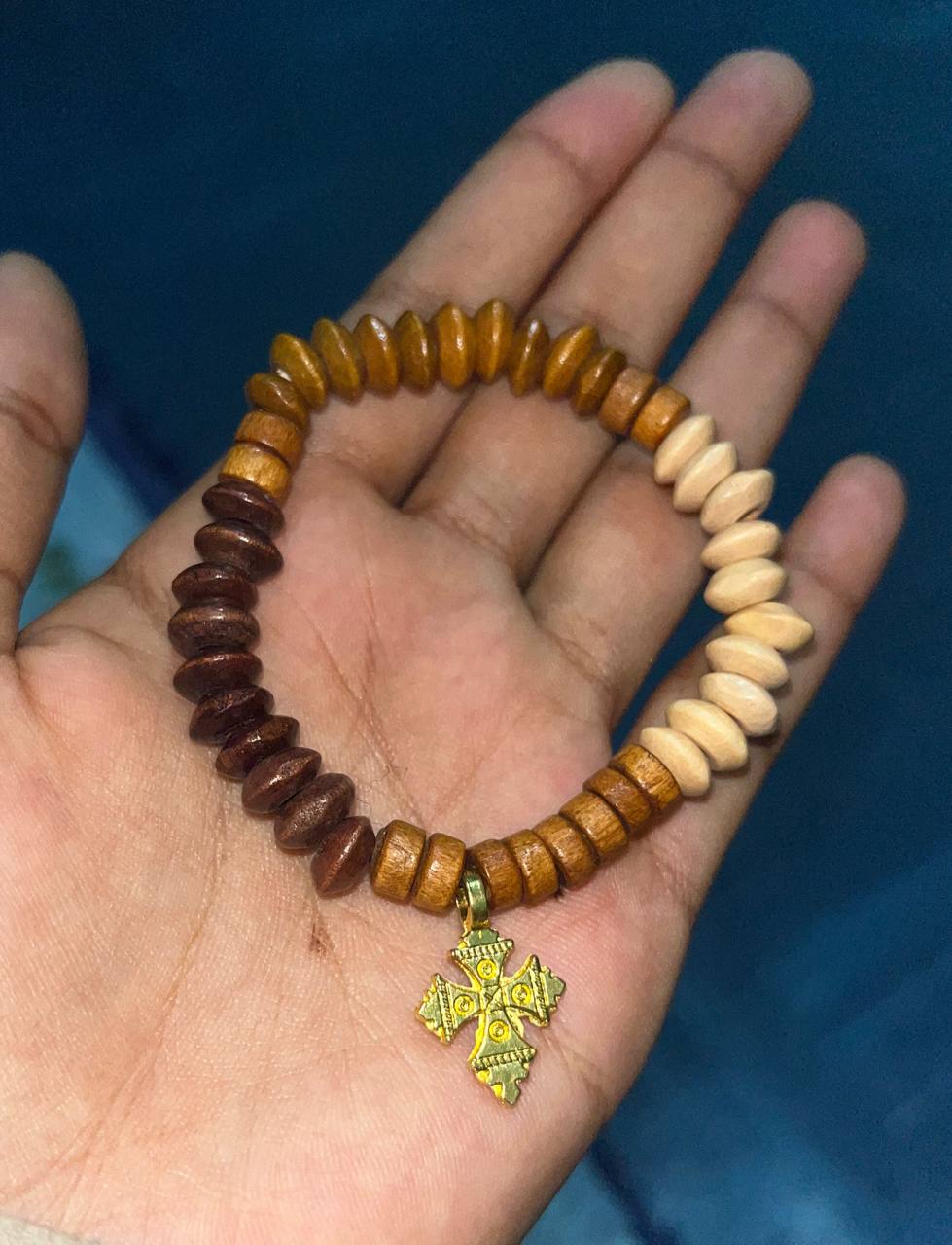 Gold meskel bracelets – view 2