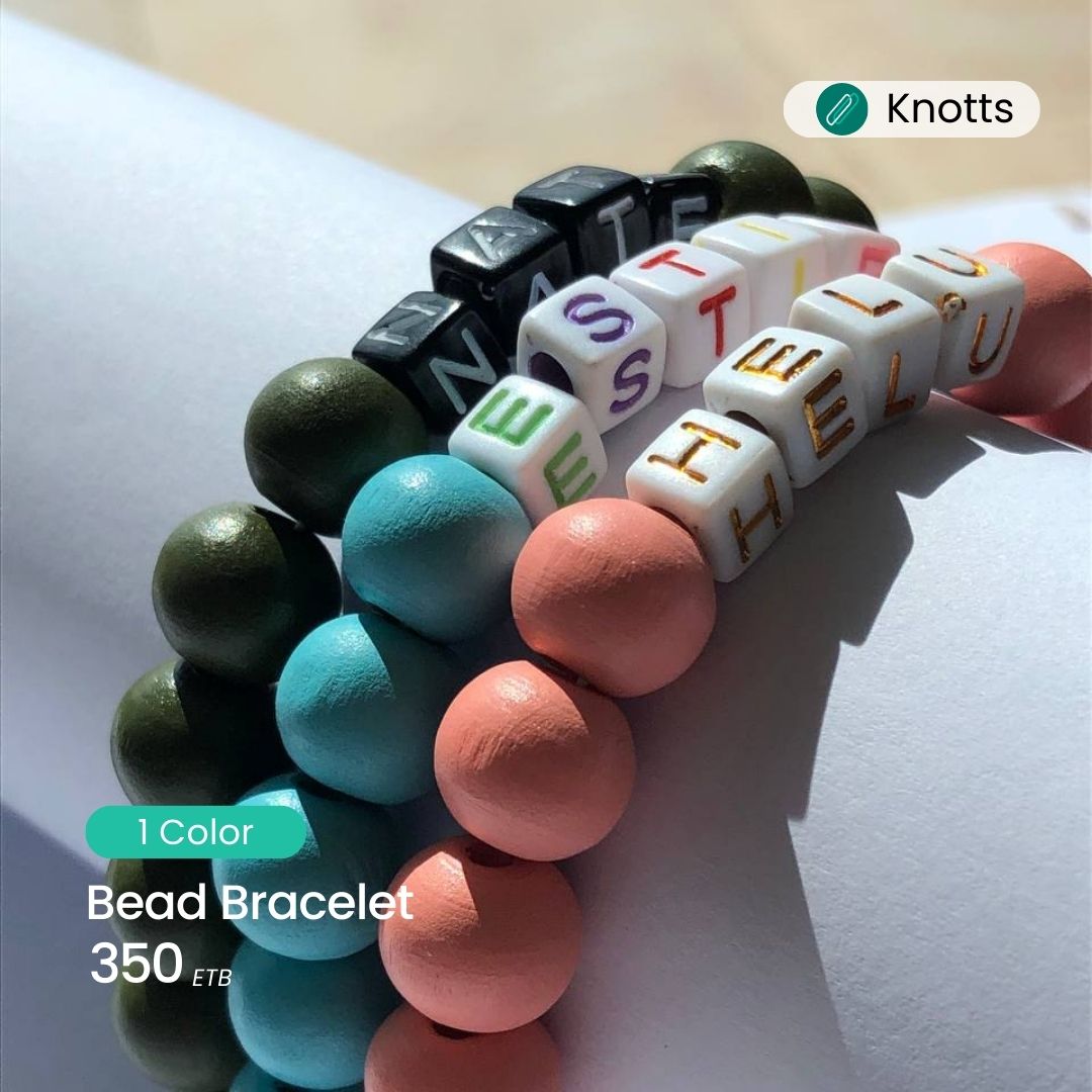 Custom Name Bead Bracelet