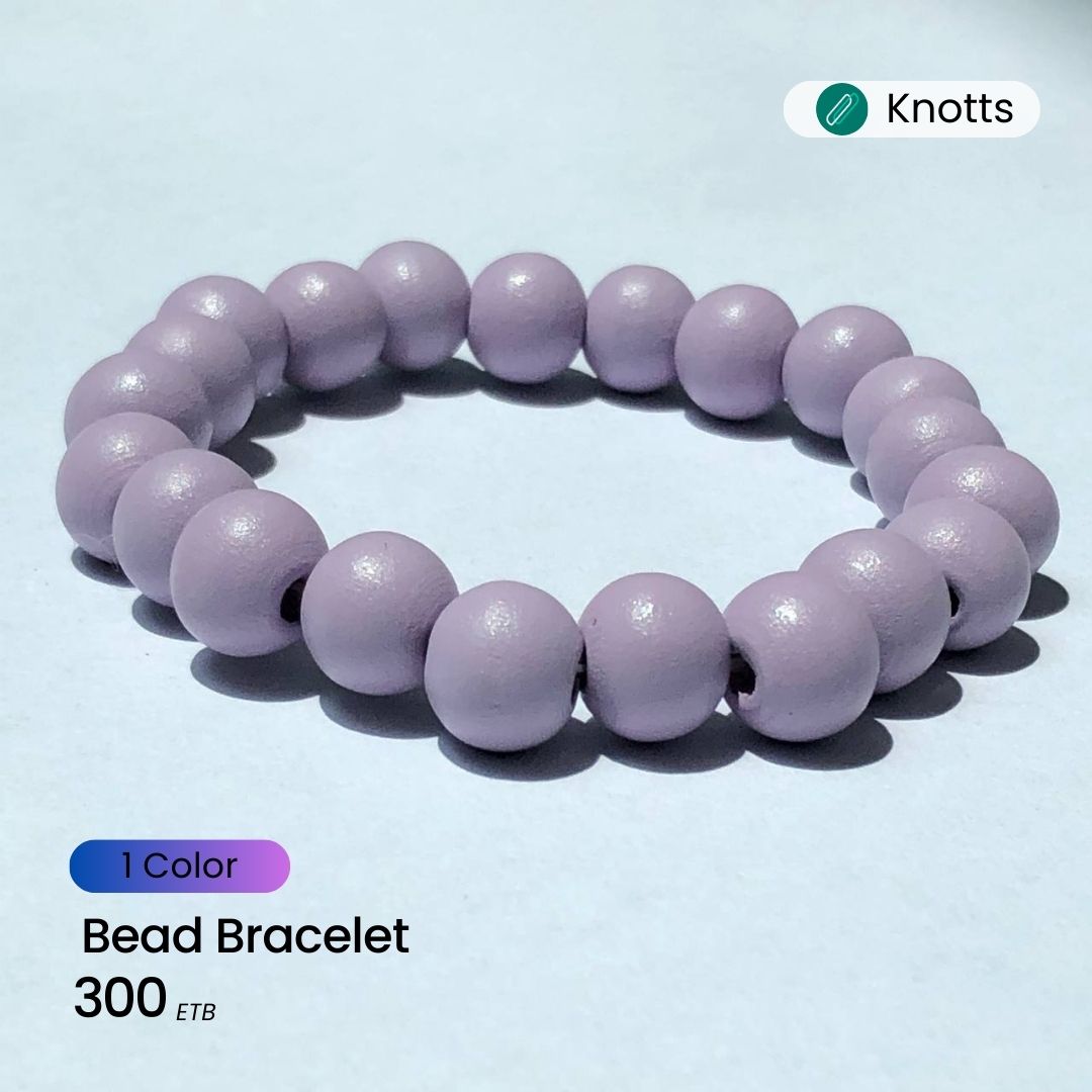 Light Purple Bead Bracelet