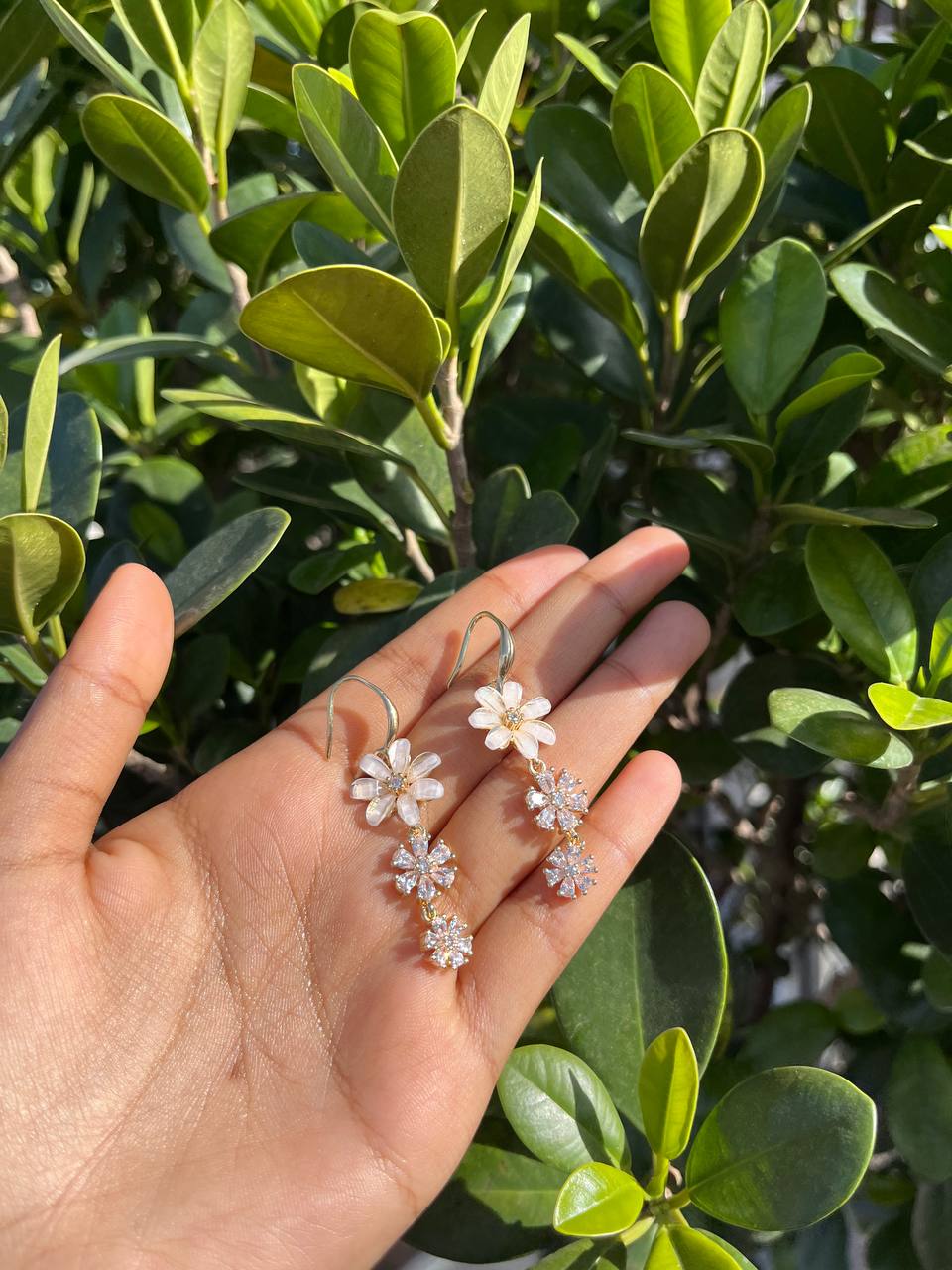 Beautiful floral earrings – view 2