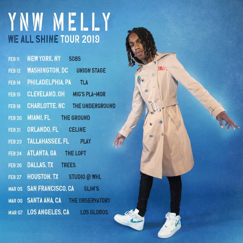 YNW Melly We All Shine Tour