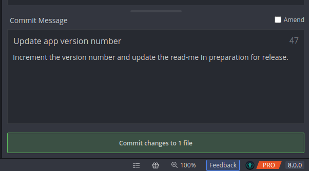 Commit Message Char Counts - GitKraken
