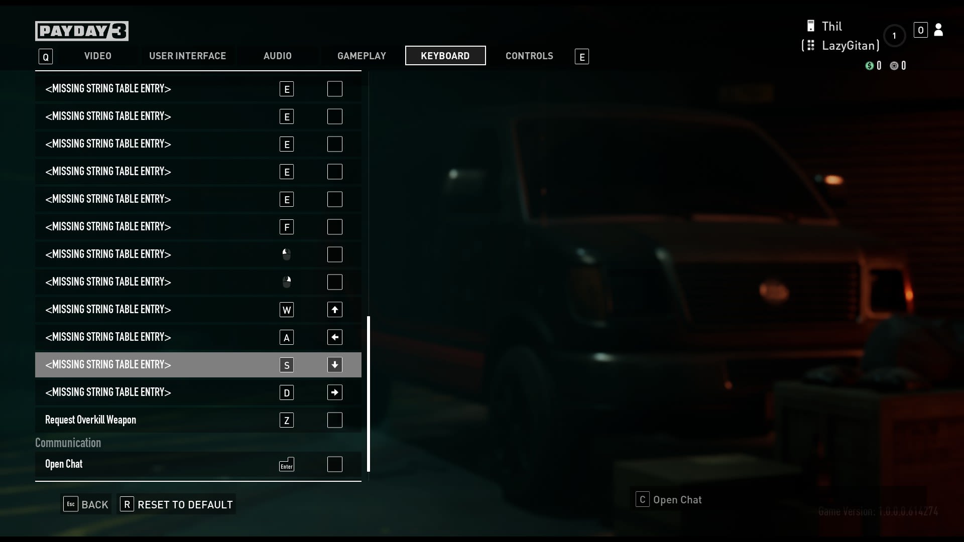 [Bug] missing string table entry in control options (Controller & PC