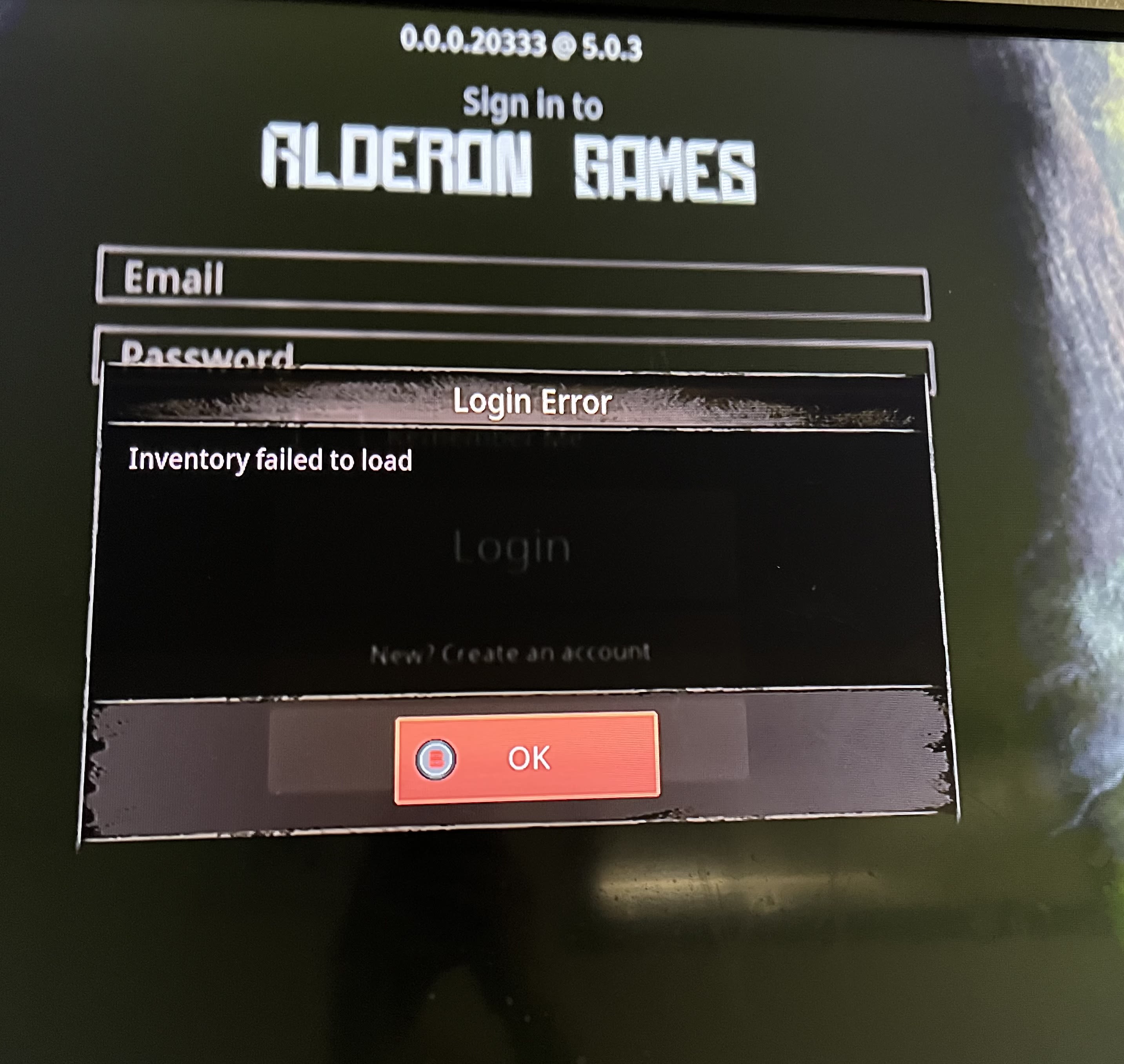 I can't login and run the game on my xbox - Path of Titans