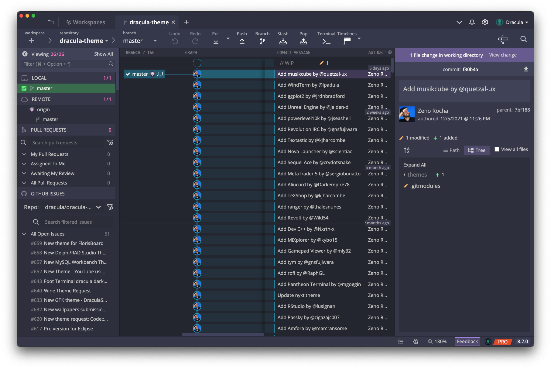 change-color-of-the-git-graph-gitkraken