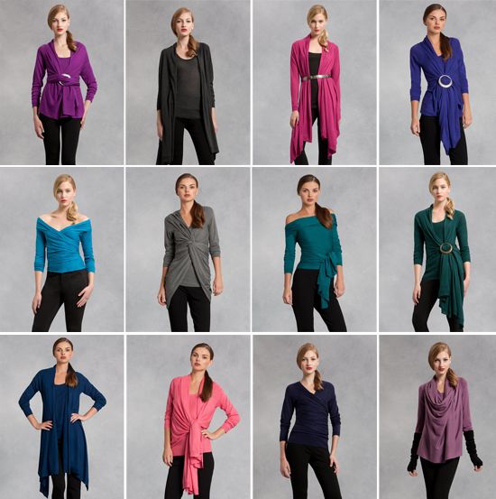 dkny wrap top