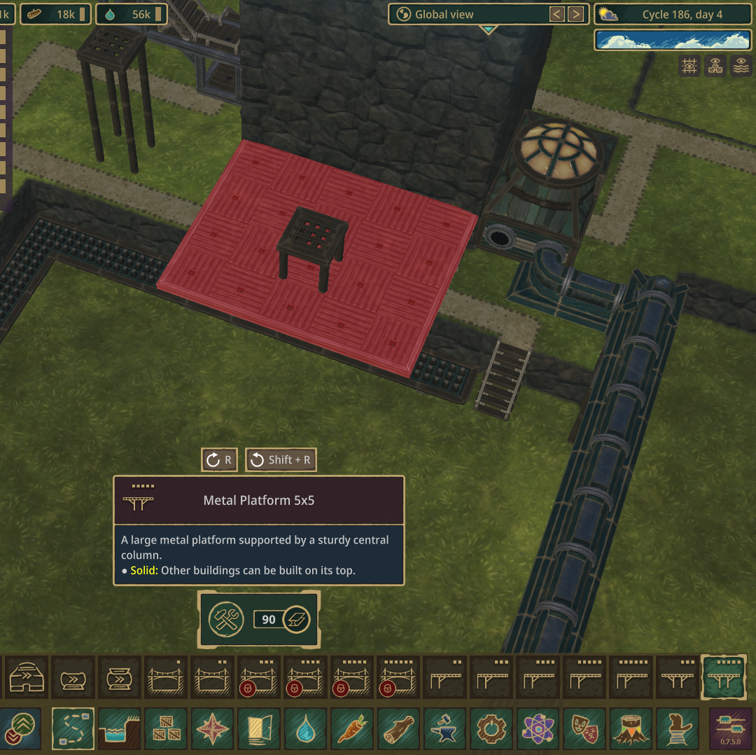 windmills and other buildings with complex model is not placeable ...