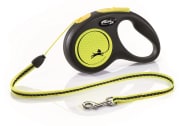 Flexi Classic New Neon Cord S 5m Sort/Neon Gul Max 12Kg