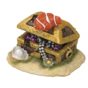 Akv. Pynt 234-427026 Klovnefisk 9 "Nemo & Skattekiste" 4,5x3,5x4cm