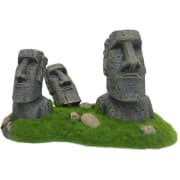 Akv. Pynt 234-444375 Moai Statuer fra Påskeøya 21x12x13cm