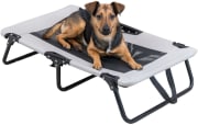 Hundeseng 28211 Dog Lounger M/Metallbein 79x50x19cm Grå/Sort Max 15kg