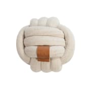 Hundeleke 305-445211 Tauknuteball Skip L Beige Ø15cm/Ø18mm