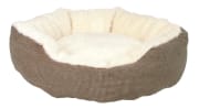 Hunde/Katteseng 37041 Yuma Beige/Brun Lammeull/Plysj 45cm