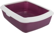 Kattebakke 40183 Classic M/Kant Berry/Hvit 47x37x15cm