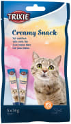 Creamy Snack Katt 42683 M/Tunfisk & Hvit fisk 5stk 14g